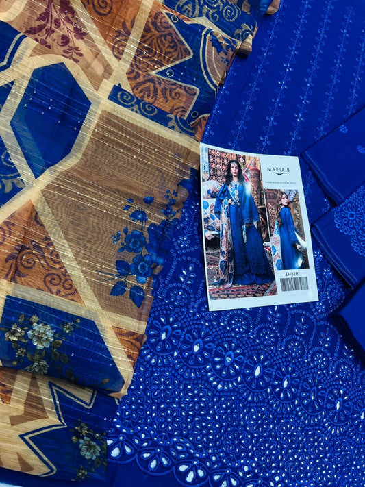 MARIA B  LAWN  WITH  DIGITAL Diamond DUPATTA