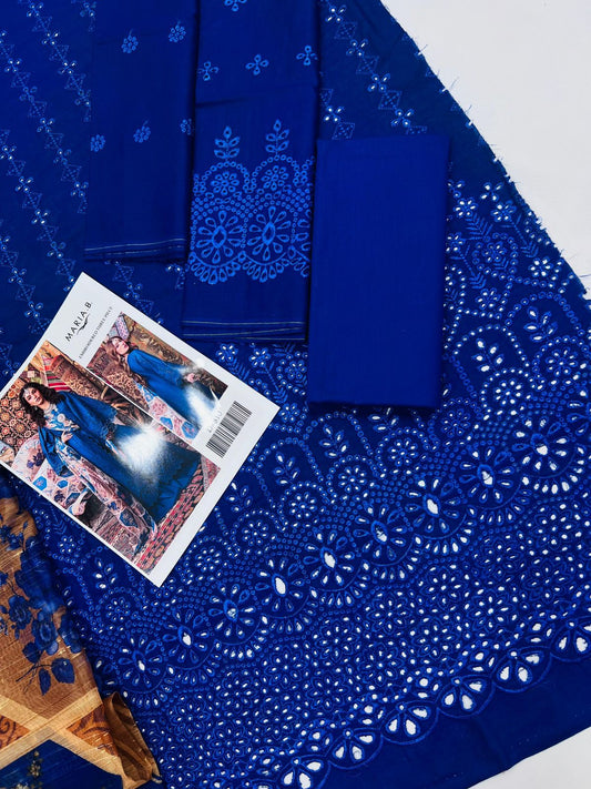 MARIA B  LAWN  WITH  DIGITAL Diamond DUPATTA